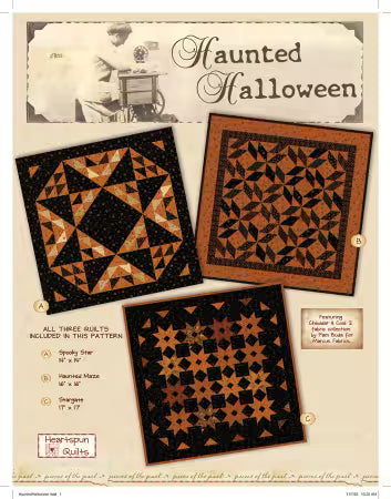 Haunted Halloween Mini Quilt Patterns