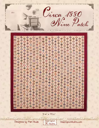 Circa 1880 Nine Patch Quilt Pattern