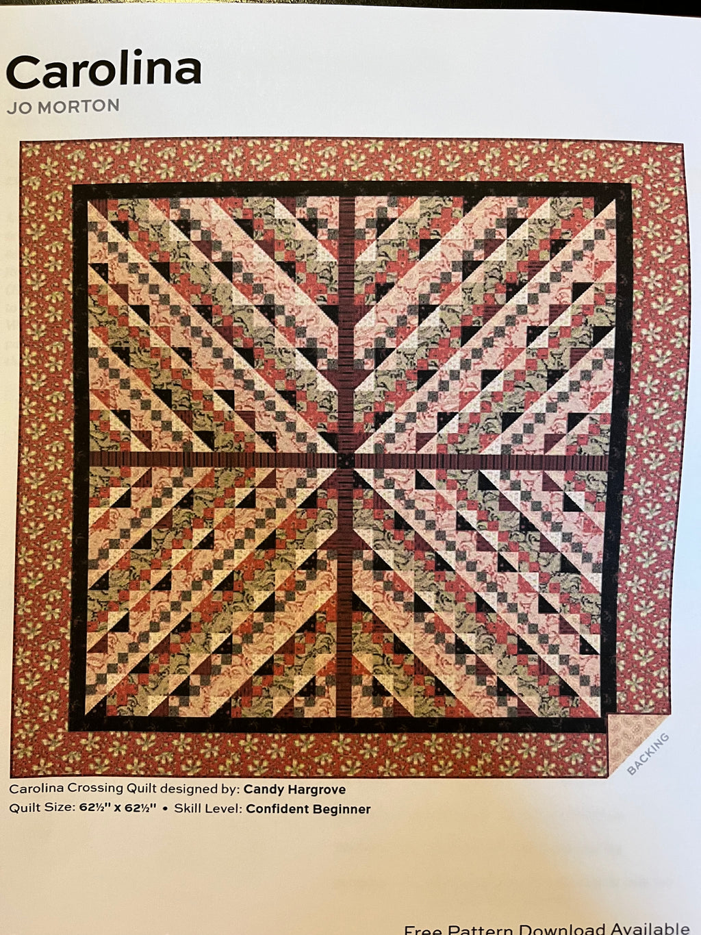 Carolina Crossing Quilt Kit