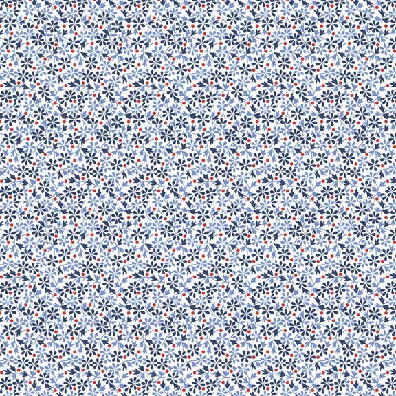 Aunt Grace goes Bold - Small Flowers