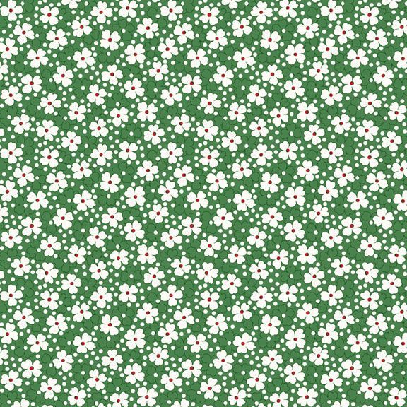 Aunt Grace Goes Bold - Green Daisy