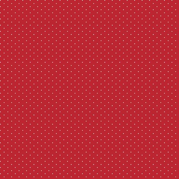Aunt Grace goes Bold - Pin Dot/Red