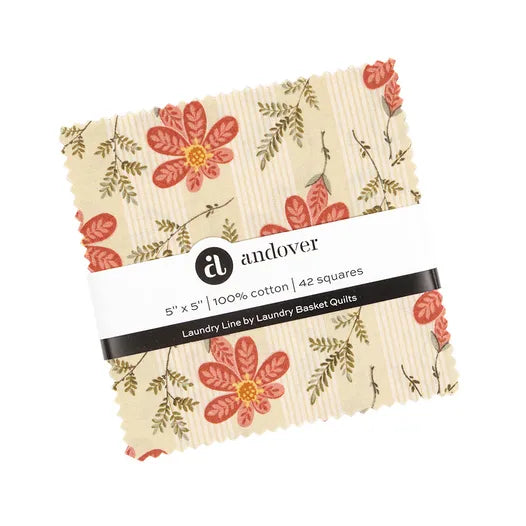 Laundry Line by Laundry Basket Quilts Charm Pack