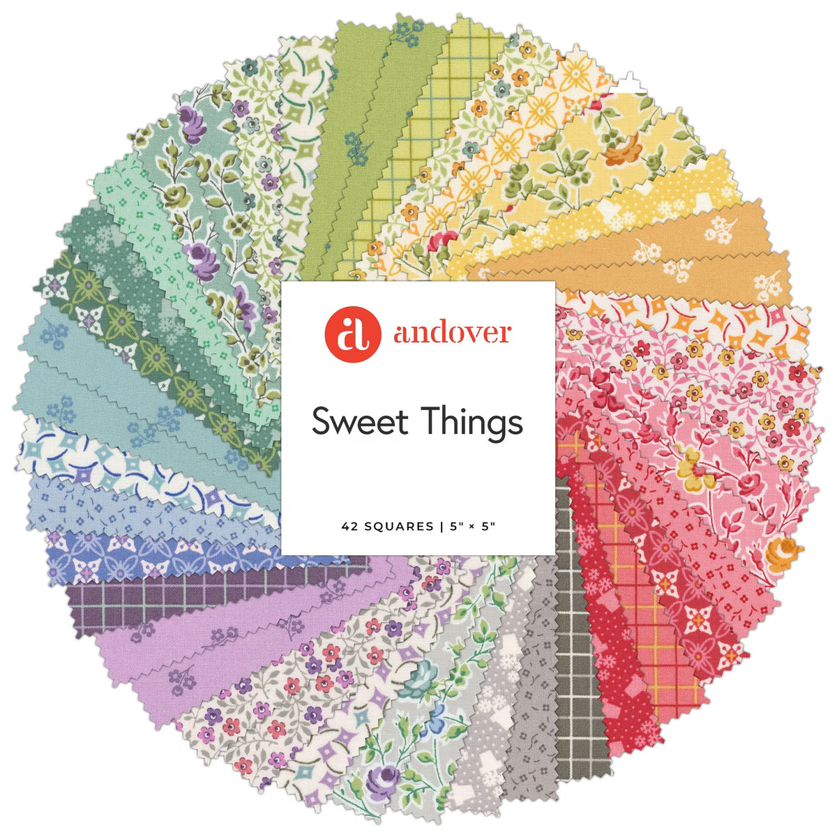 Sweet Things By Andover Charm Pack